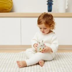 Hochet lapin en silicone