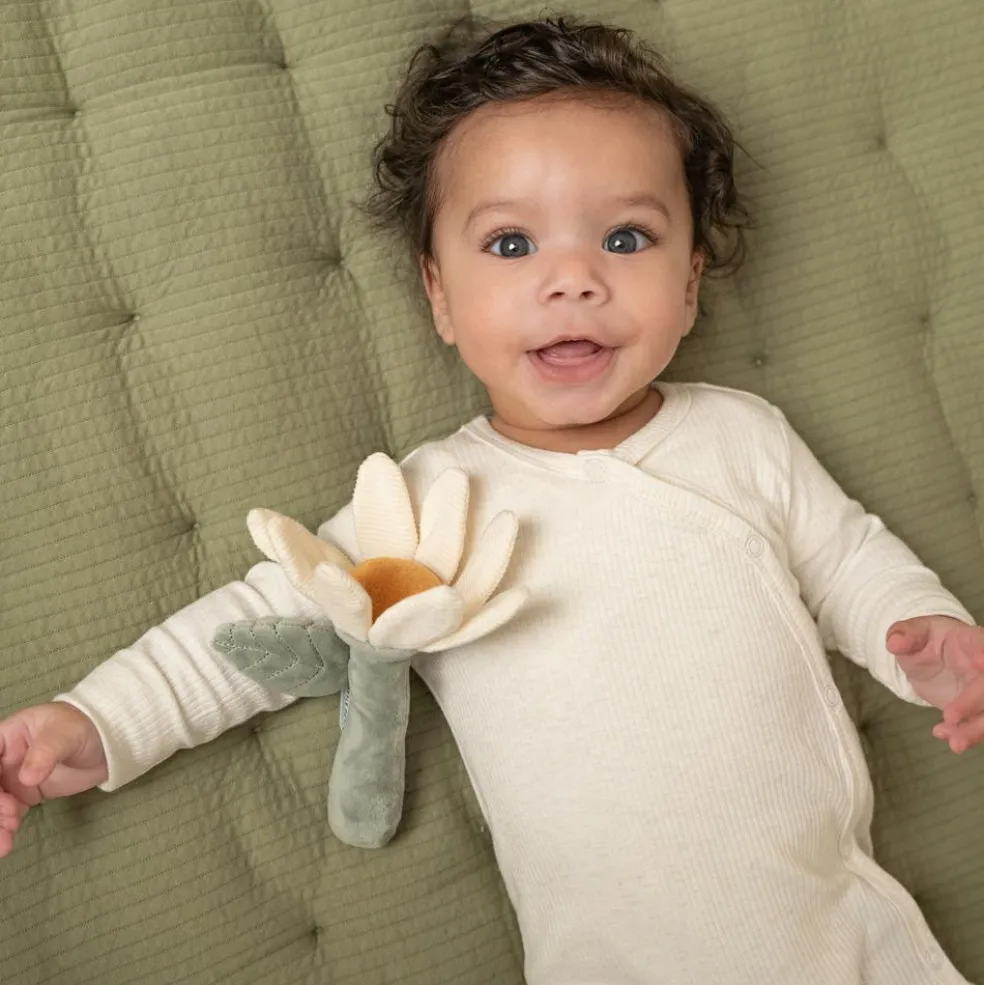 Hochet peluche fleur Little Farm