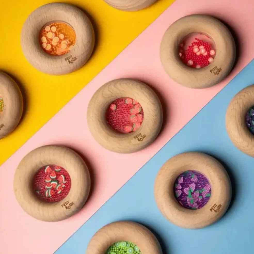 Hochet sensoriel Sensory Donut Grappes de raisin