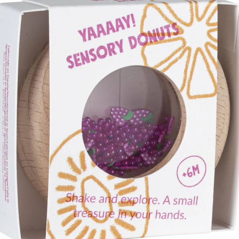 Hochet sensoriel Sensory Donut Grappes de raisin