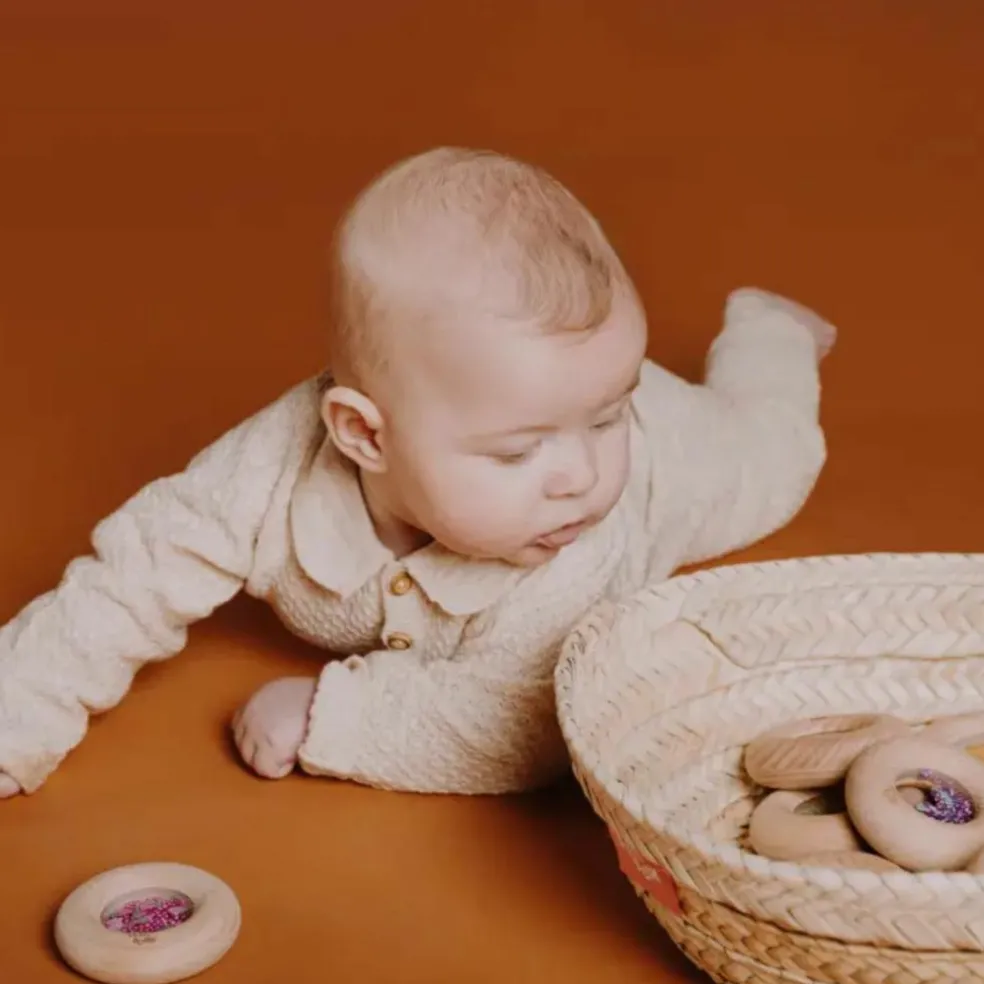 Hochet sensoriel Sensory Donut Grappes de raisin