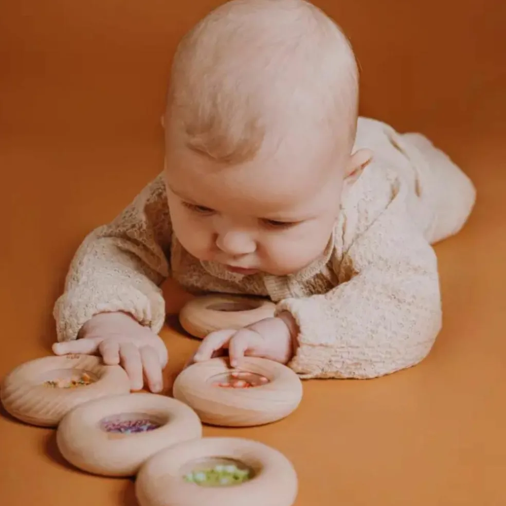 Hochet sensoriel Sensory Donut Grappes de raisin