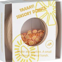 Hochet sensoriel Sensory Donut oranges