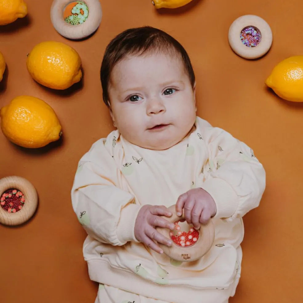 Hochet sensoriel Sensory Donut tomates