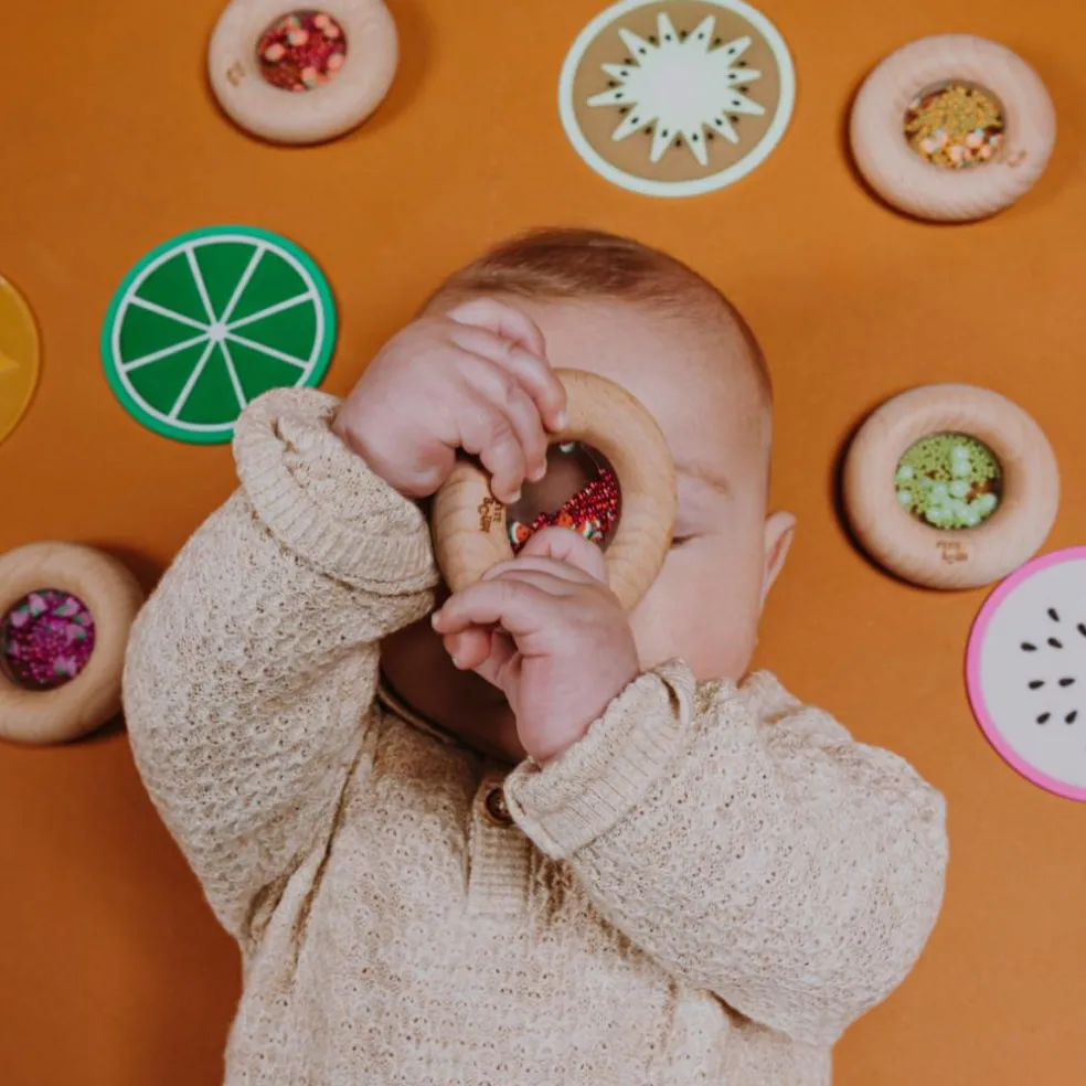 Hochet sensoriel Sensory Donut carottes