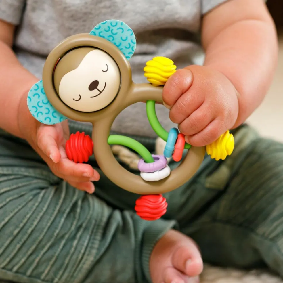 Hochet sensoriel Singe
