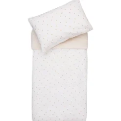 Housse de couette + taie d'oreiller Harvest Natural (100 x 140 cm)