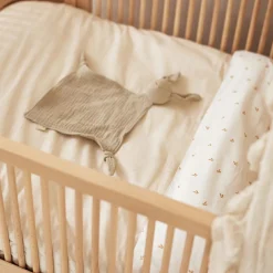 Housse de couette + taie d'oreiller Harvest Natural (100 x 140 cm)