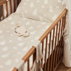 Housse de couette + taie d'oreiller Miffy Snuffy Nougat (100 x 140 cm)