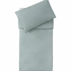 Housse de couette + taie d'oreiller Sea Green (100 x 140 cm)