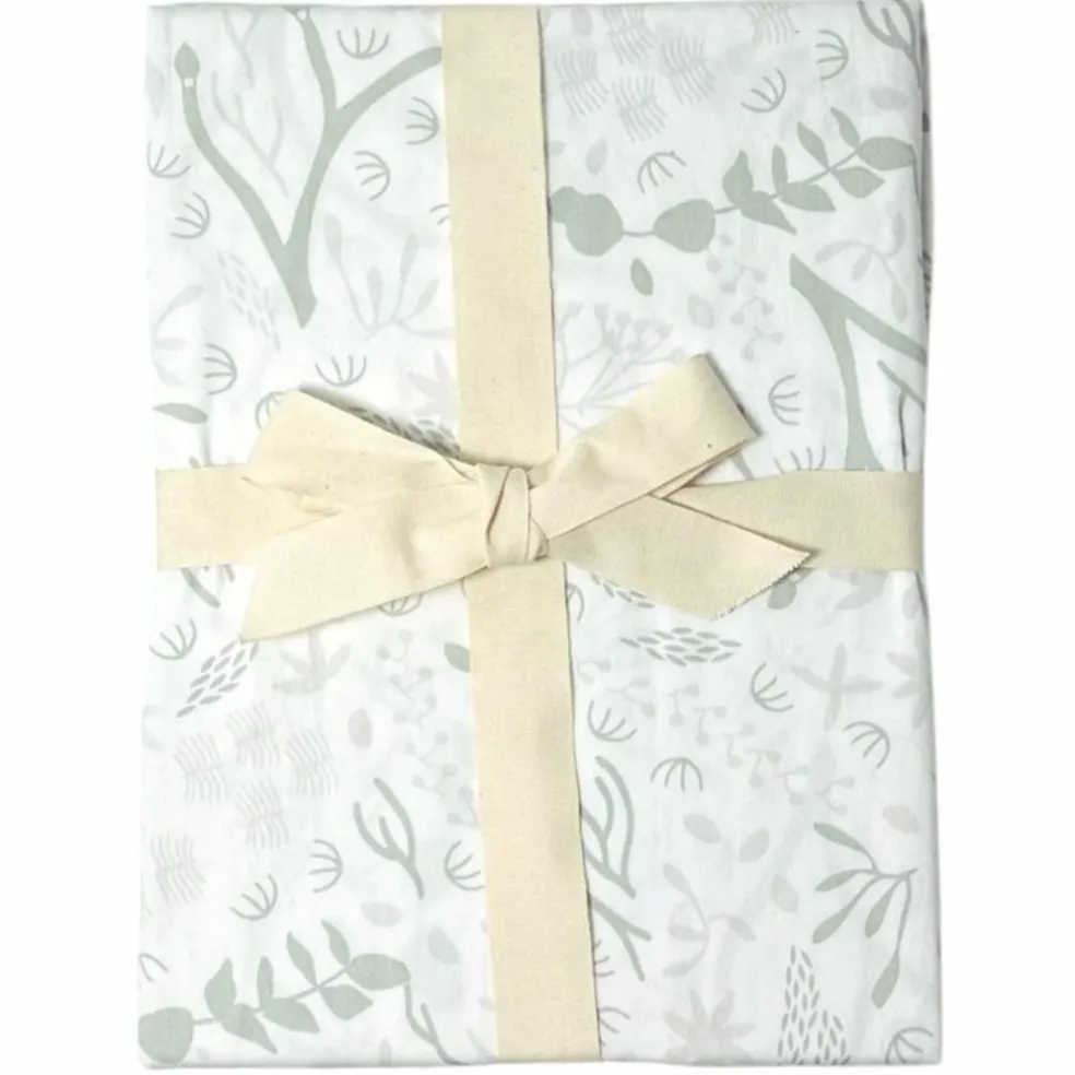 Housse de couette en coton bio Yukari Tilleul (75 x 120 cm)