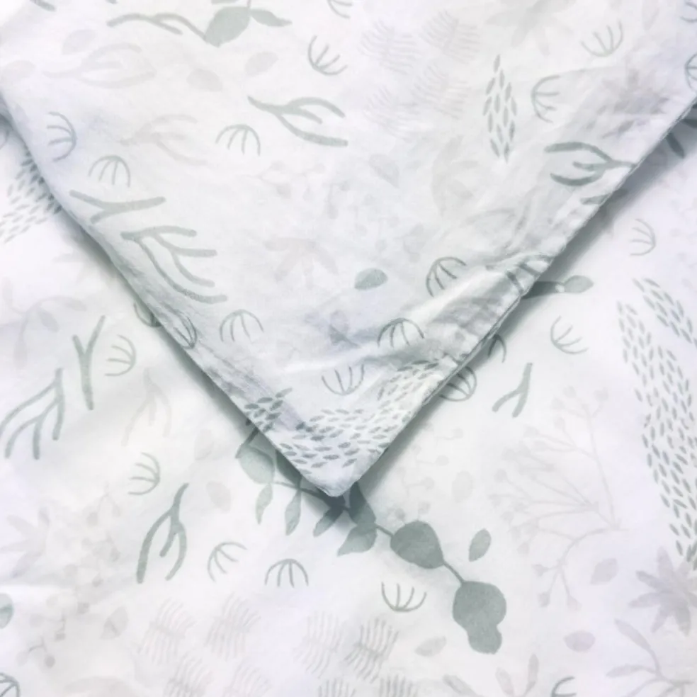 Housse de couette en coton bio Yukari Tilleul (100 x 140 cm)