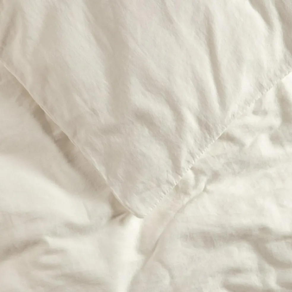 Housse de couette pur coton Ecru (100 x 140 cm)