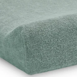 Housse de matelas à langer en éponge Ash Green (50 x 70 cm)