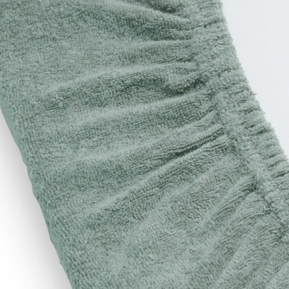 Housse de matelas à langer en éponge Ash Green (50 x 70 cm)