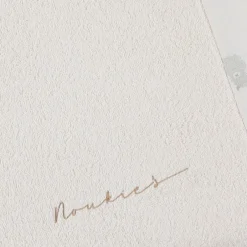 Housse de matelas à langer en éponge écrue