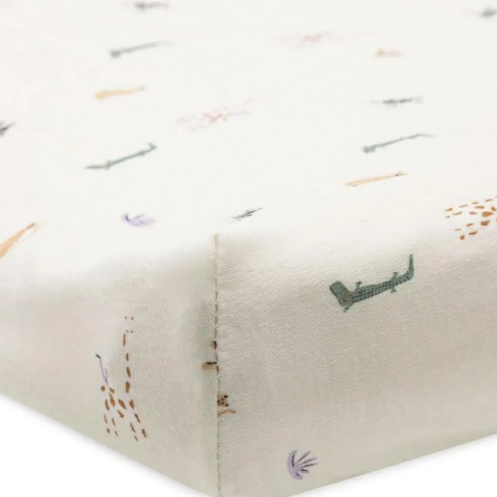 Housse de matelas à langer en jersey Jungle Jambo (50 x 70 cm)