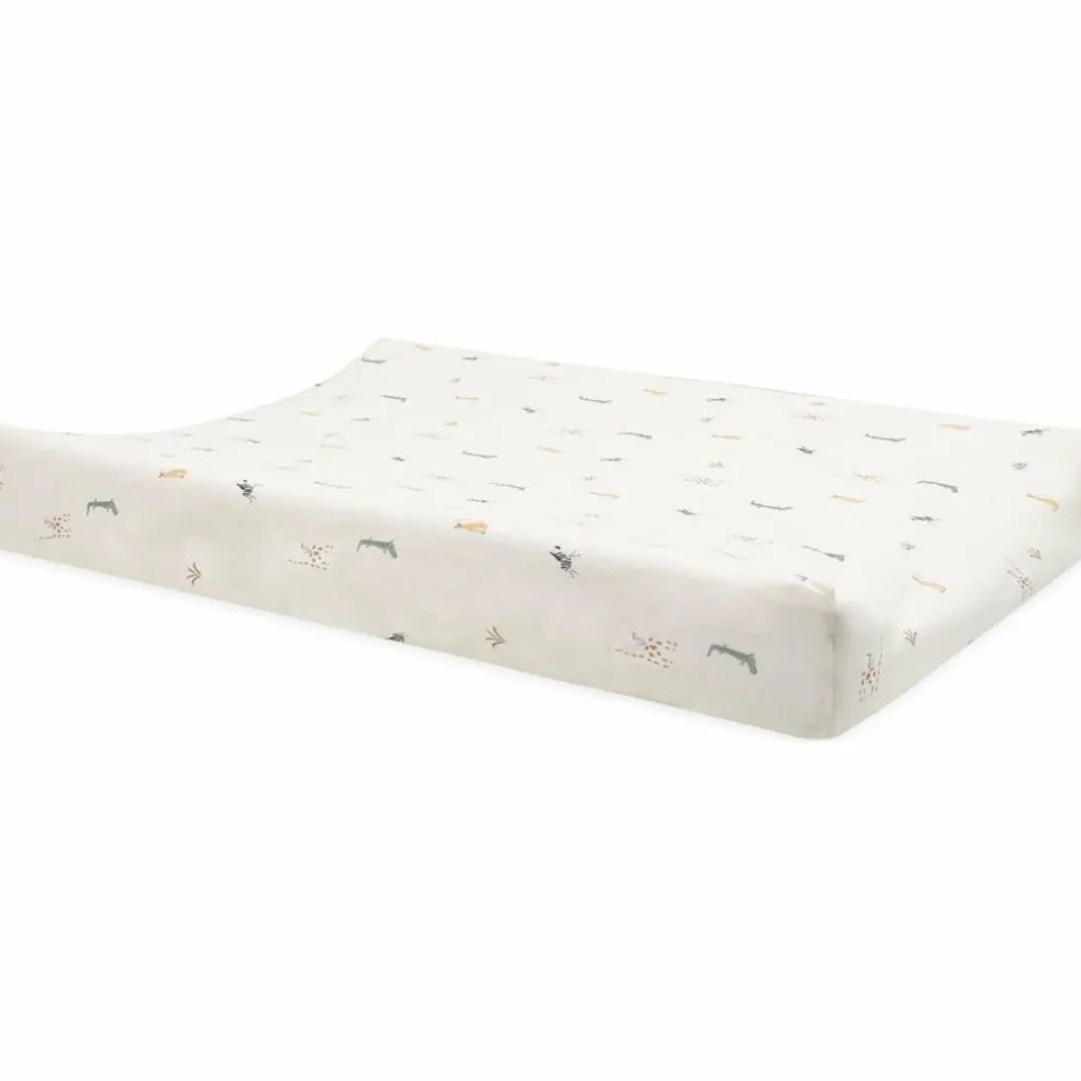 Housse de matelas à langer en jersey Jungle Jambo (50 x 70 cm)