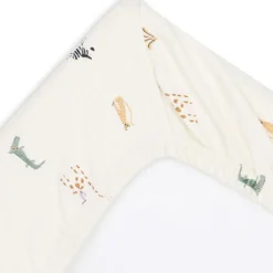Housse de matelas à langer en jersey Jungle Jambo (50 x 70 cm)