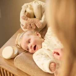 Housse de matelas à langer en éponge Milky Coffee (50 x 70 cm)