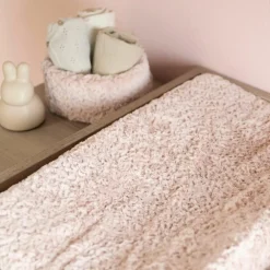 Housse de matelas à langer Snow Vieux rose (45 x 70 cm)
