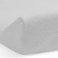 Housse de matelas à langer en éponge Blanc (50 x 70 cm)
