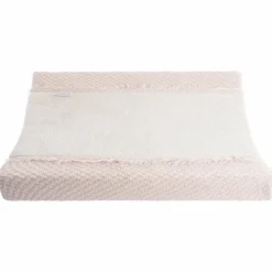 Housse de matelas à langer Happiness Vieux rose-Ecru (45 x 70 cm)
