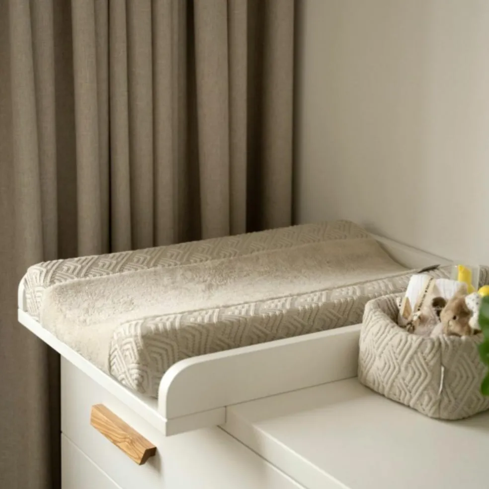 Housse de matelas à langer Sierra Warm Linen (45 x 70 cm)