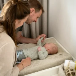 Housse de matelas à langer Sierra Warm Linen (45 x 70 cm)