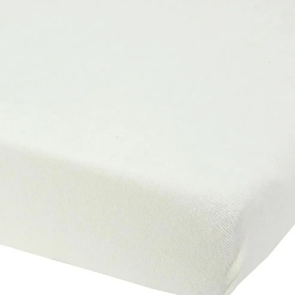 Housse de matelas à langer en éponge Ecru (70 x 50 cm)
