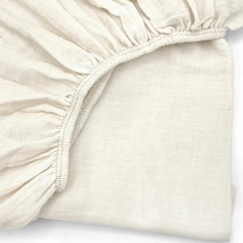 Housse de matelas à langer Ivory Powder