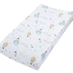 Housse de matelas à langer en coton Space Explorers (84 x 43 cm)