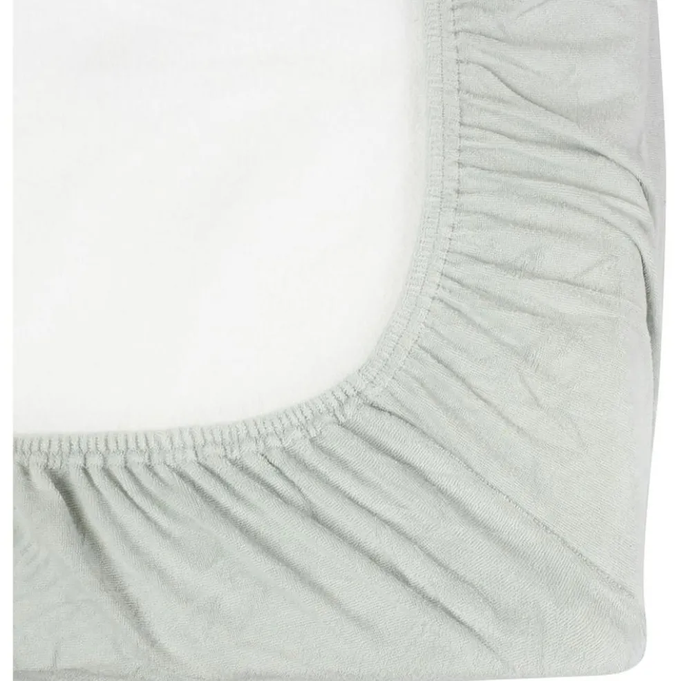 Housse de matelas à langer en éponge Grise (70 x 50 cm)