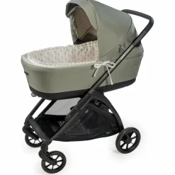 Housse de nacelle avec tiges + Drap-housse pour nacelle Botton Fleurs