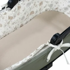 Housse de nacelle avec tiges + Drap-housse pour nacelle Nara