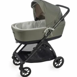 Housse de nacelle avec tiges + Drap-housse pour nacelle Sintra Vert