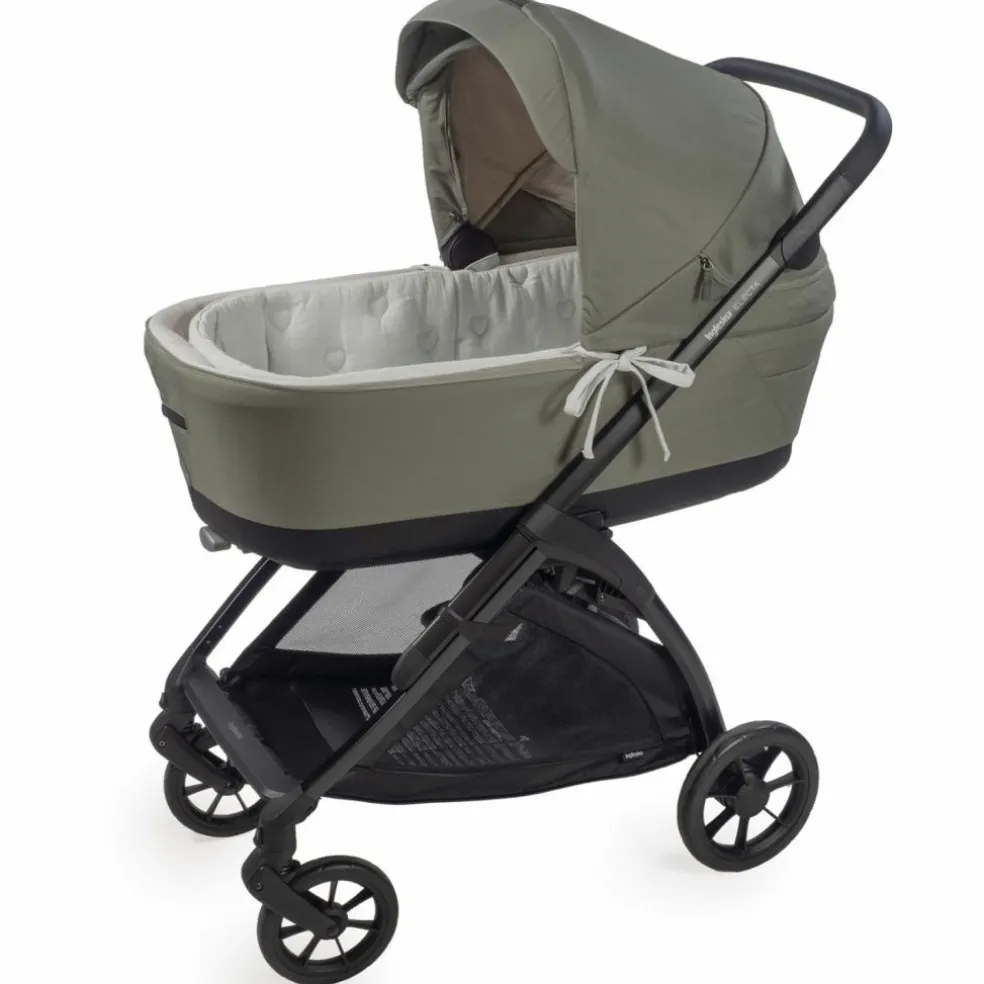 Housse de nacelle avec tiges + Drap-housse pour nacelle Sintra Vert