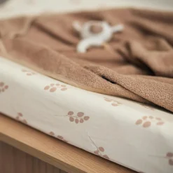 Housse matelas à langer en jersey Twig Wild Rose (50 x 70 cm)