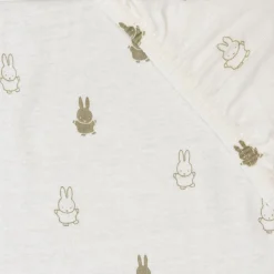 Housse matelas à langer en jersey Happy Miffy Olive Green (50 x 70 cm)