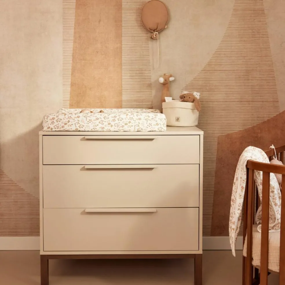 Housse matelas à langer en jersey Bloomy (50 x 70 cm)