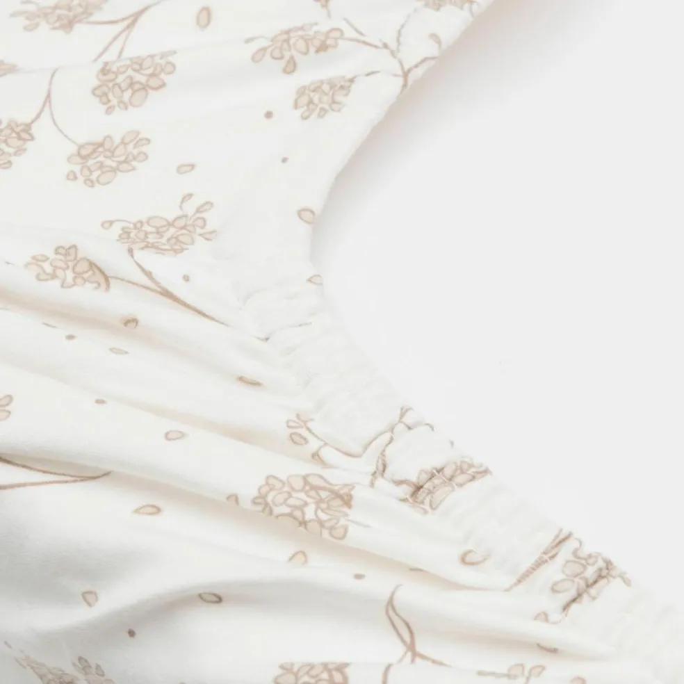 Housse matelas à langer en jersey Leafy Dreams (50 x 70 cm)