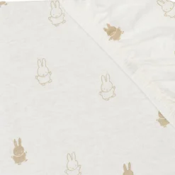 Housse matelas à langer en jersey Happy Miffy Nougat (50 x 70 cm)