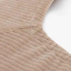Housse matelas à langer en jersey Cloudy Rib Milky Coffee (50 x 70 cm)