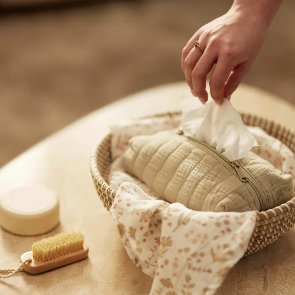 Housse pour lingettes Olive Green