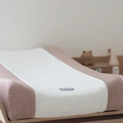 Housse pour matelas à langer Sofalange vieux rose