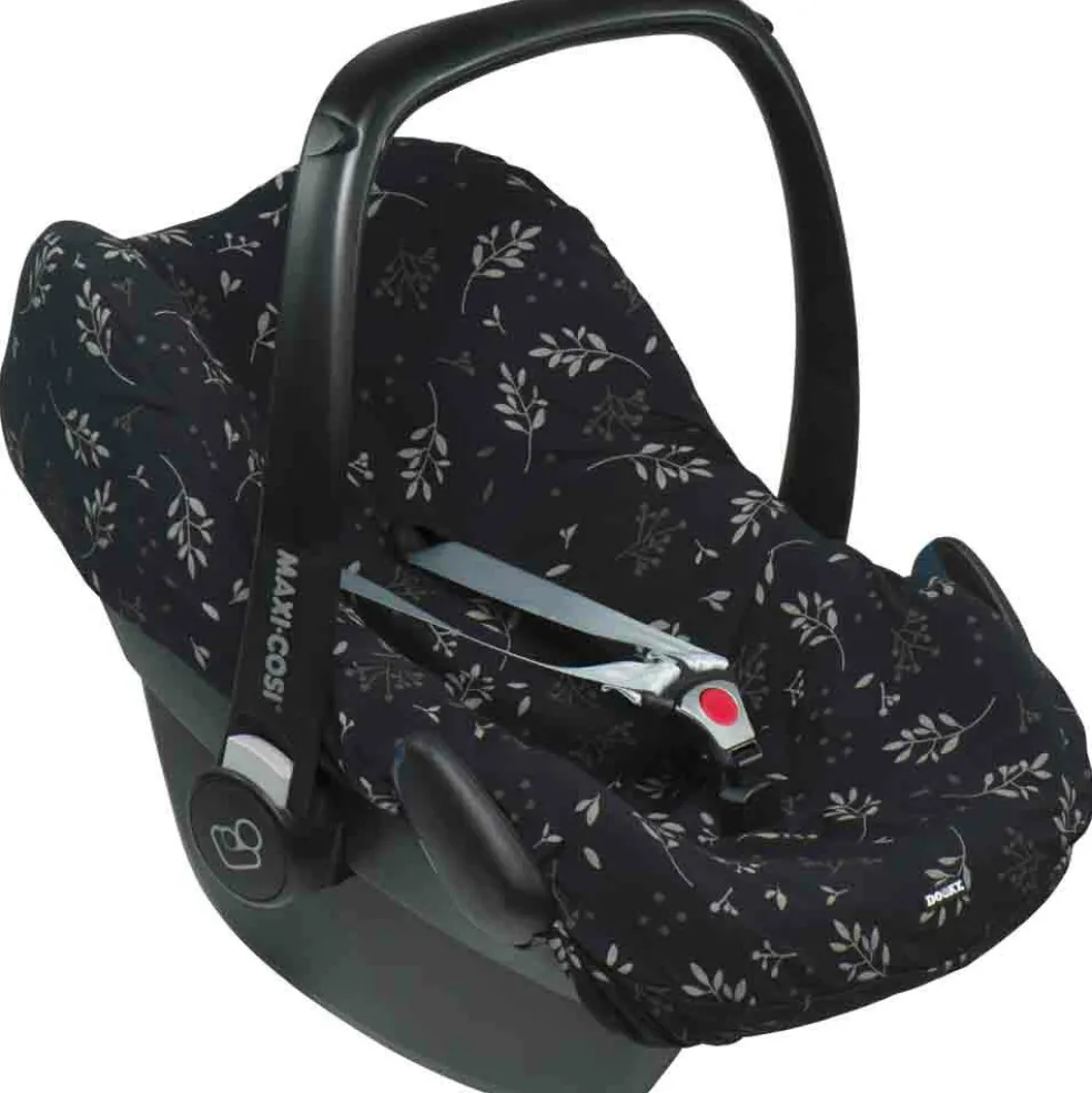 Housse pour siège auto Romantic Leaves Black (groupe 0+)