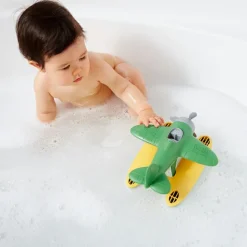 Hydravion vert et jaune