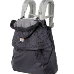 Imperméable Cocon hiver gris charbon pour porte-bébé