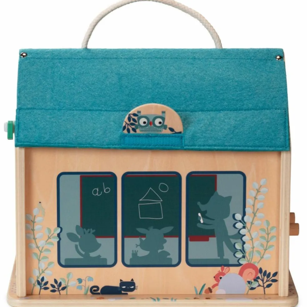 Jeu d'activités en bois Ma première école