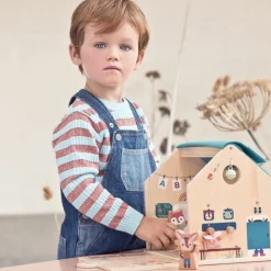 Jeu d'activités en bois Ma première école